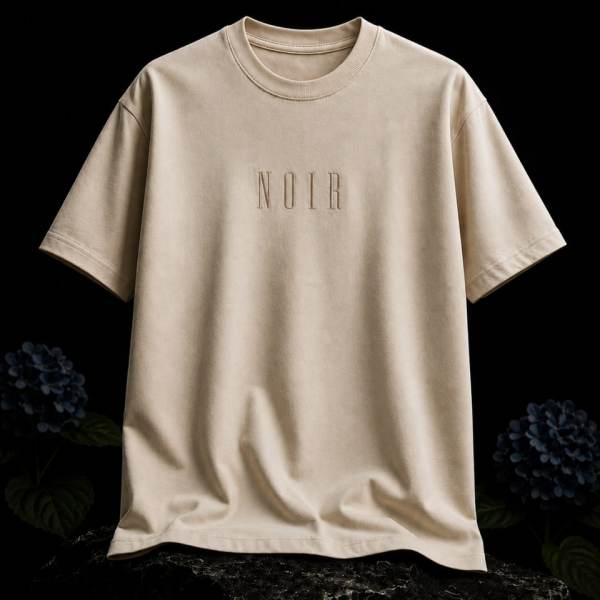 NOIR Signature Embroidered Oversized T-Shirt