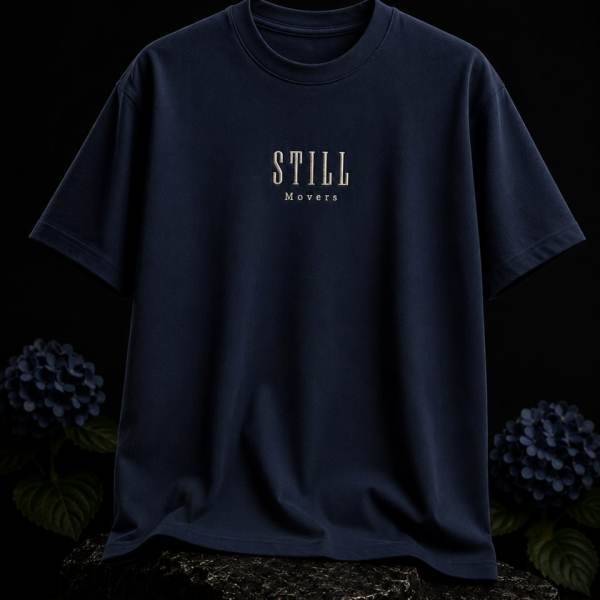 STILL Signature Embroidered Oversized T-Shirt