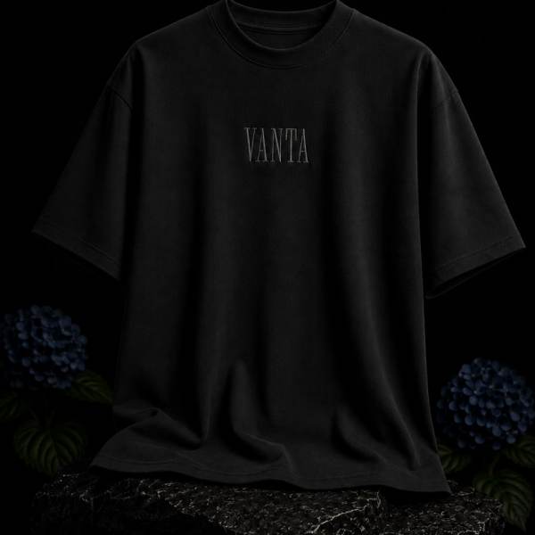 VANTA Signature Embroidered Oversized T-Shirt